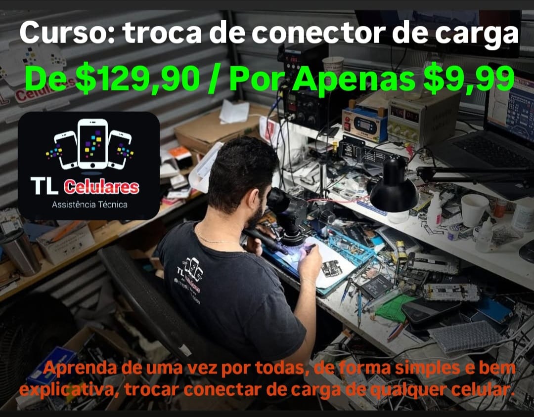 Aprenda a trocar conector de carga